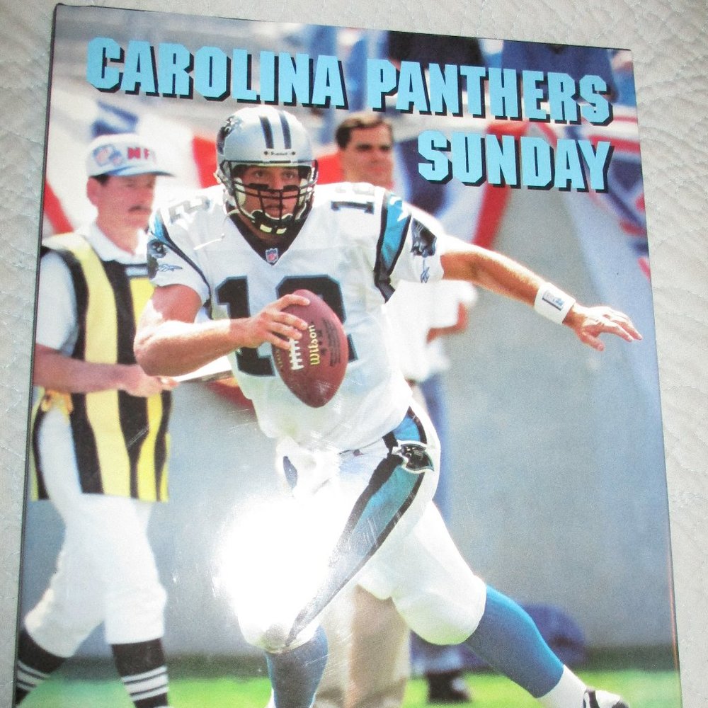 NFL Carolina Panthers Sunday Book - hardback/1996